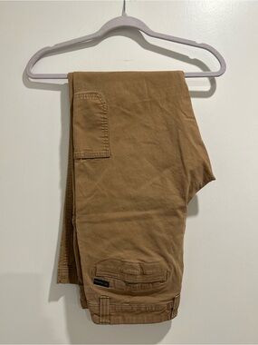 Columbia Men's Tan Cargo Pants - Utility Pocket Design